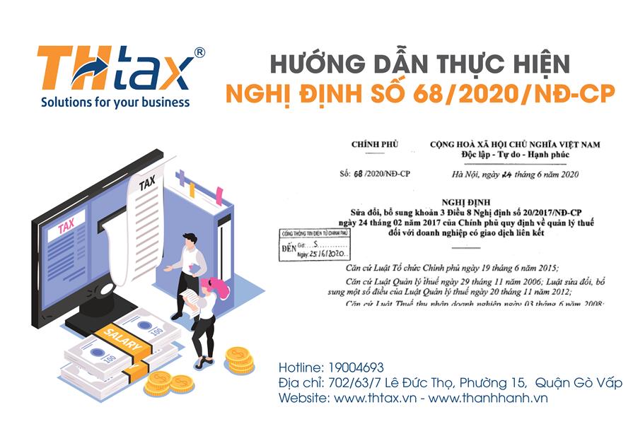 Hướng dẫn thực hiện Nghị định số 68/2020/NĐ-CP