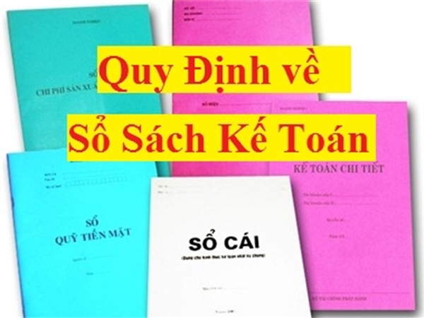 Quy định về lập sổ sách kế toán 